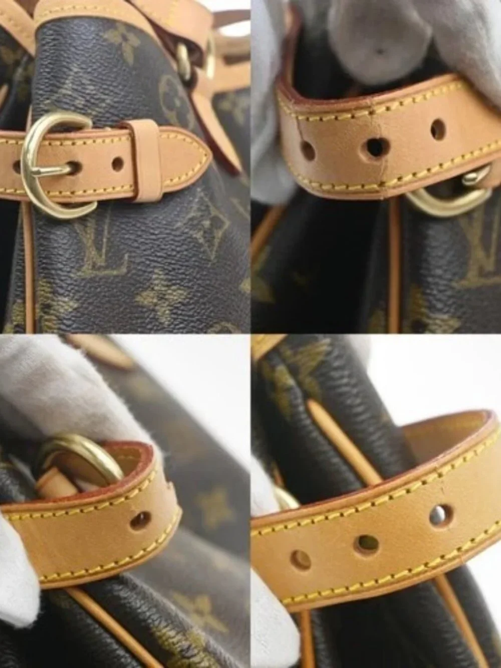 LOUIS VUITTON Batignolles Horizontal Shoulder Bag Monogram Brown M51154 29MA446 - Picture 9 of 16